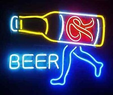 17"x14" Rainier Beer Runner Flex LED Neon Sign Light Bar Room Show Gift Wall