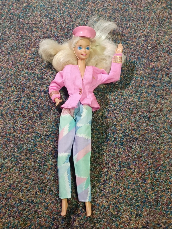Vintage 1966 Mattel Blue Eye Blonde Hair Barbie Malaysia Doll 12" Tall