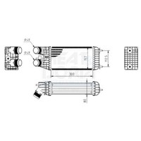 LadeluftküHler FüR Citroen C3 Ds Ds 3 Opel Crossland X Peugeot 09-19 0384N7