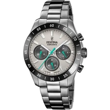 FESTINA CERAMIC CHRONOGRAPH Stainless Steel Quartz Wristwatch F20703-1