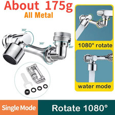 1Pc Metal 1080  Universal Rotation Faucet Aerator Bubbler Nozzle Kitchen Tap Spr