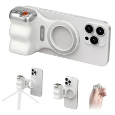 Magnetic Phone Camera Grip, Smartphone Shooting Holder Selfie Handle Snap with 