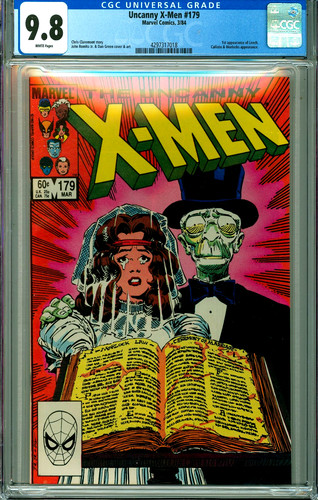 UNCANNY X-MEN 179 CGC 9.8 WP 1st LEECH CALLISTO MORLOCKS NonCirculated Case 1984