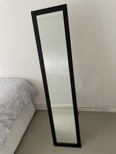 Full Length Freestanding Mirror Black Frame