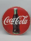 Vintage Coca Cola Rustic Porcelain Enameled Metal Sign