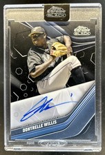 2023 Topps Chrome Black Dontrelle Willis Auto Autograph #CBA-DWIL Marlins
