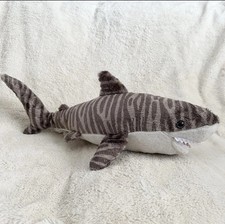 Wild Republic Tiger Shark Plush 22" Stuffed Animal Aquarium Fish Toy