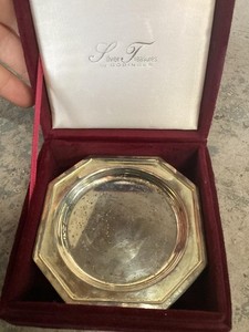 Godinger Silver Treasures octagonal coasters
