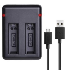 LED Indicator 2-Port Dual Battery Charging Charger for Insta360 One X2 Camera