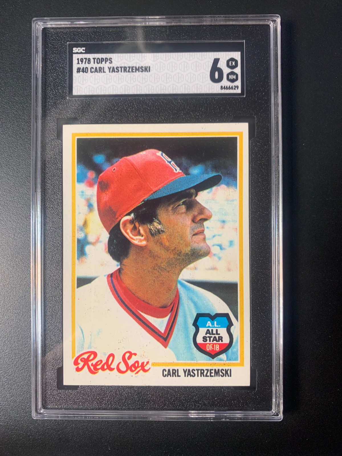 1978 Topps - Carl Yastrzemski #40 Graded SGC 6