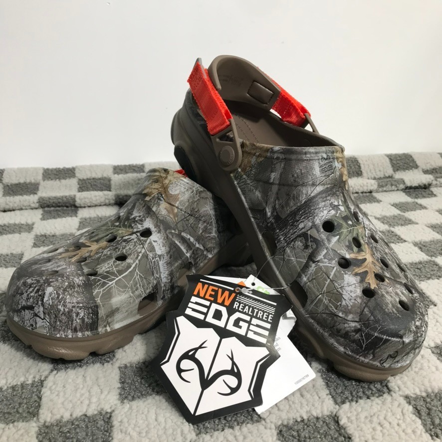 Crocs Realtree Edge All-Terrain Clog US Men 11 Walnut Camo 206504