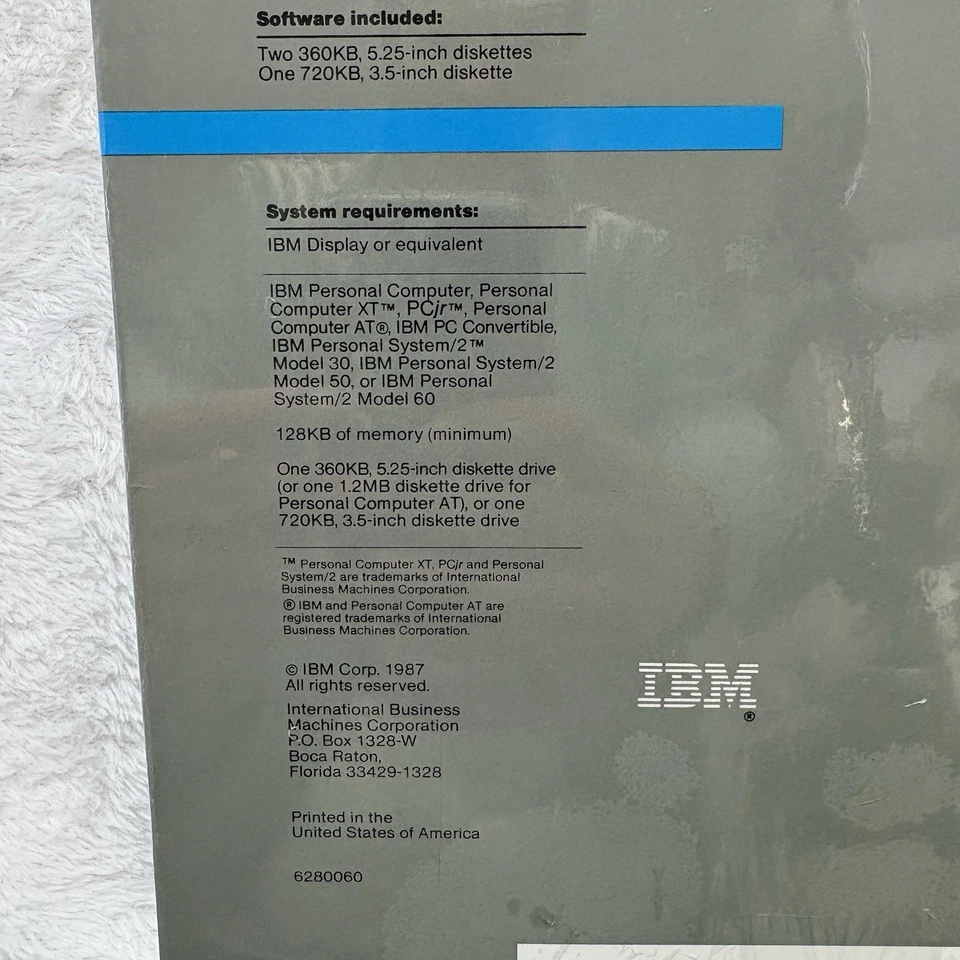 IBM Disk Operating System DOS Version 3.30 1987 3.5" & 5.25" Diskettes Sealed - Image 4 of 4