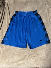 Nike Elite Dri-Fit Basketball Shorts Color Blue/Black Men's L