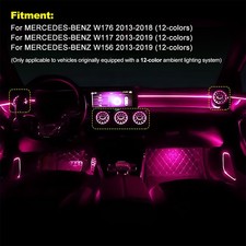 12 Farben 5PCS Air Vent Umgebungslicht für Mercedes Benz X156 W176 W117 12 Farben 5PCS Air Vent Umgebungslicht für Mercedes Benz X156 W176 W117