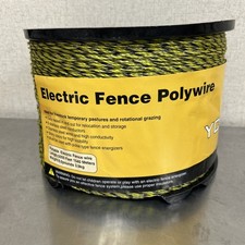 Upgraded Electric Fence Polywire Portable 5050Feet 1540M 1/8 Diameter Durable