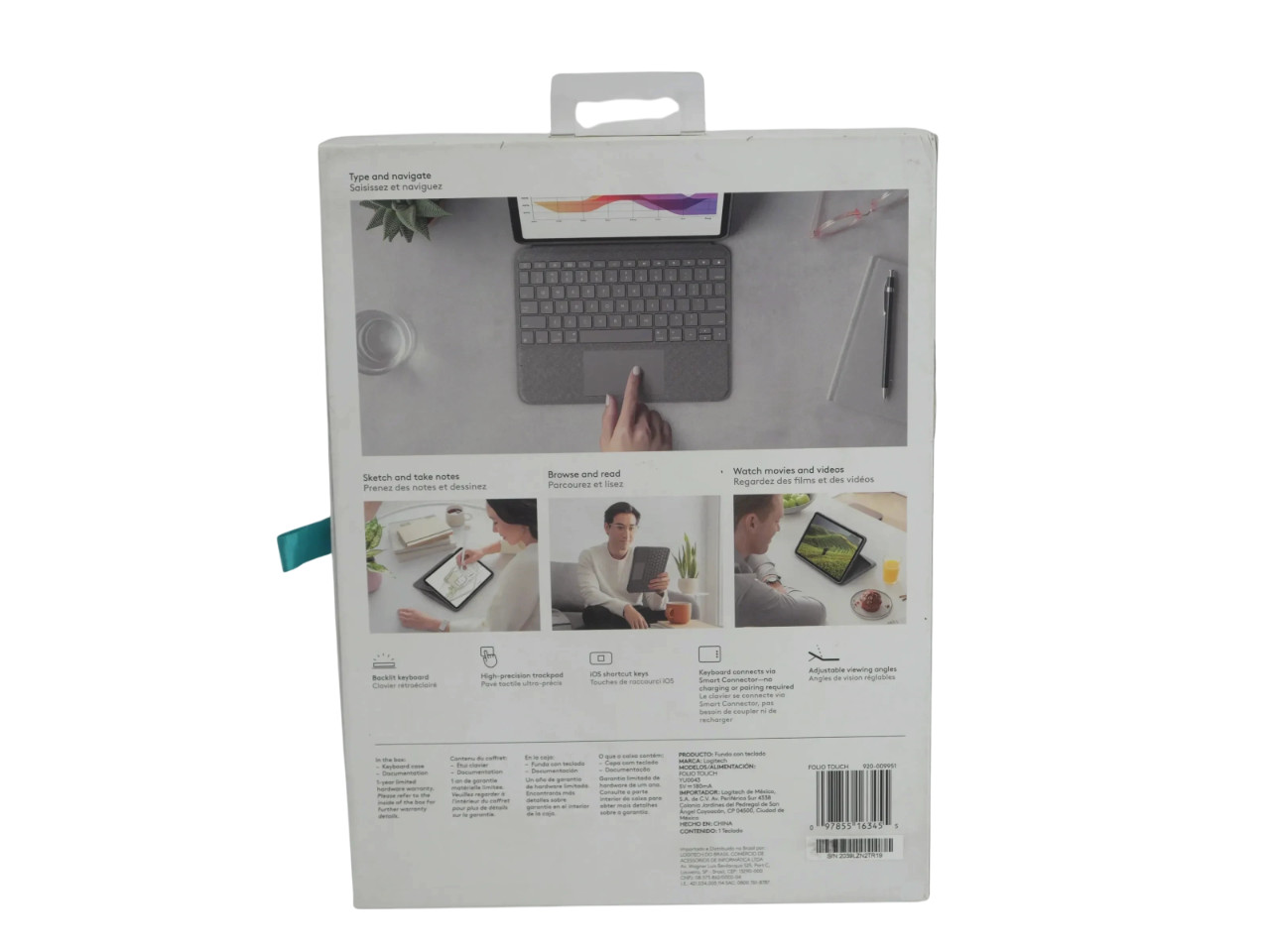 Logitech Folio Touch iPad Keyboard Case with Trackpad and Smart Connector