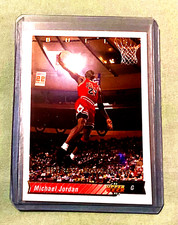Michael Jordan 1994-95 Upper Deck Chicago Bulls Basketball Dunking Version #23