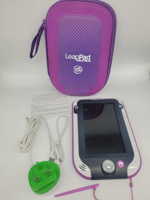LeapPad Ultra Pink mit Ladegerät, LeapFrog USB Kabel, Hülle neuwertig