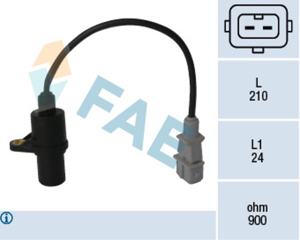 Kurbelwellensensor Impulsgeber FAE 79047 FüR Getz TB Accent RD RIO KIA LD JB LC-image