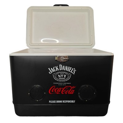 Jack Daniel's＆Coca-Cola 54Qt Ice Chest with Bluetooth speaker
