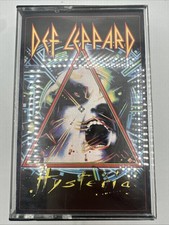 Def Leppard Hysteria Cassette 1987 Women 837 675 4Q-1