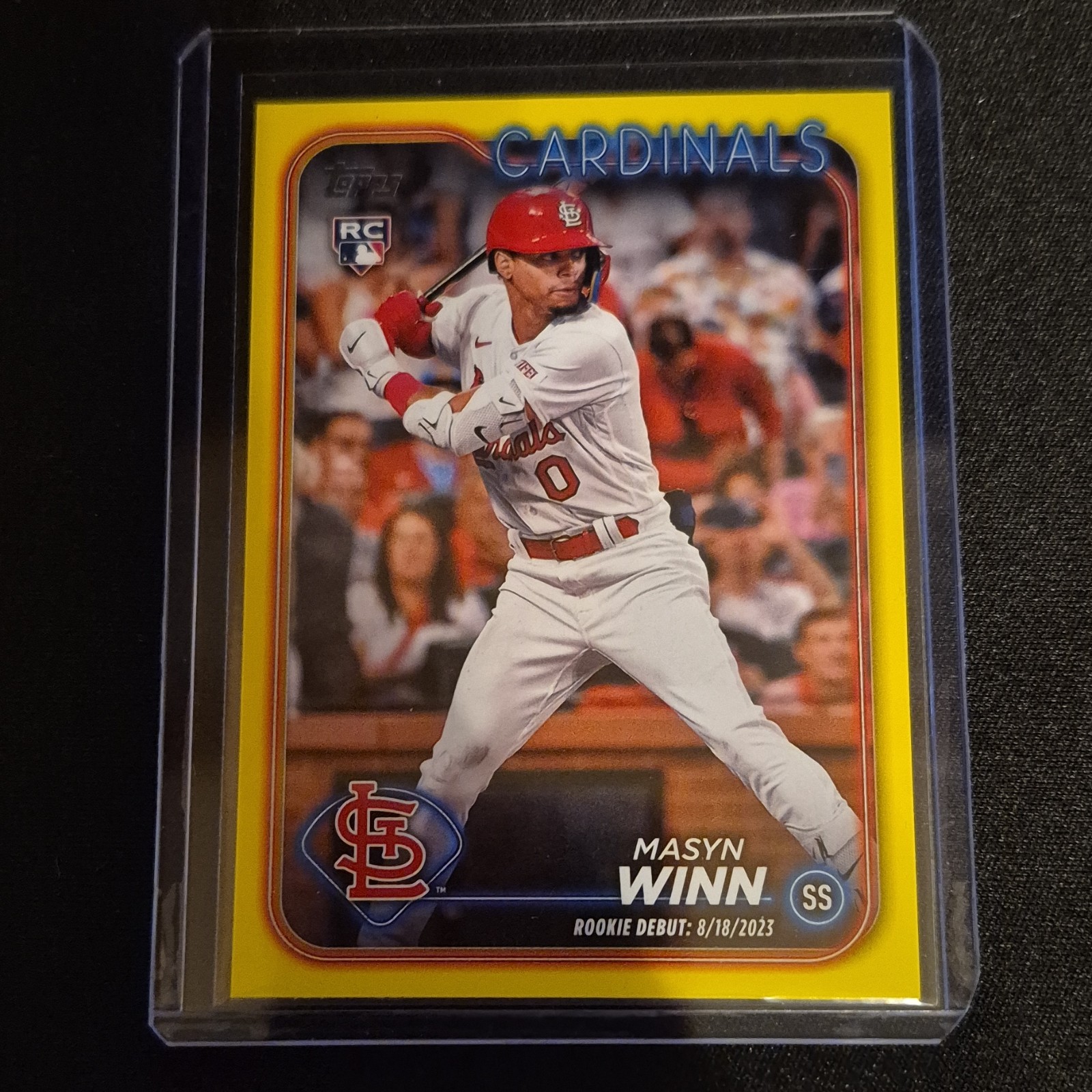 Topps Update Series 2024 Masyn Winn Cardinals Rookie Debut Yellow US272
