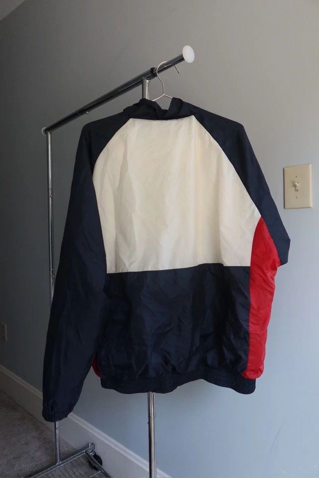 Vintage Wilson Windbreaker Jacket Men's XL Full Zip Colorblock Tennis Golf Retro - Image 2 of 4