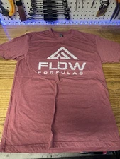 Flow Formulas T-Shirt Size Men’s Medium - Red/White