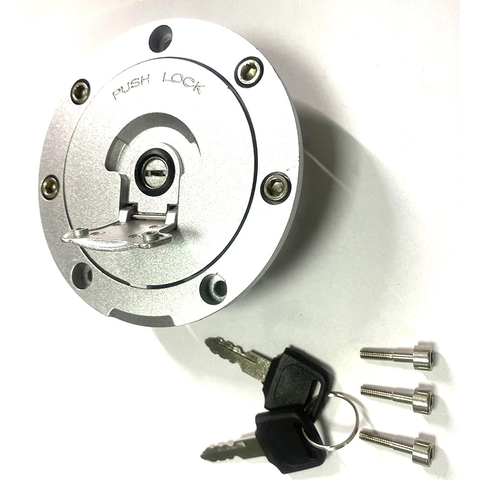 Llaves de bloqueo de tapa de tanque de gasolina para Honda VTR1000F Super Hawk 1000 1998-2005 Foto 4 de 4