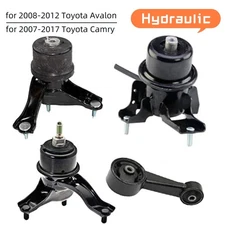 4pc Engine Mount Set for 07-17 Toyota Camry (3.5L V6 Engine) Motor Mount Kit