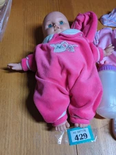 29cm Baby Doll PlaySet,Outfits Feeding Accessories Kids Soft Child Doll.