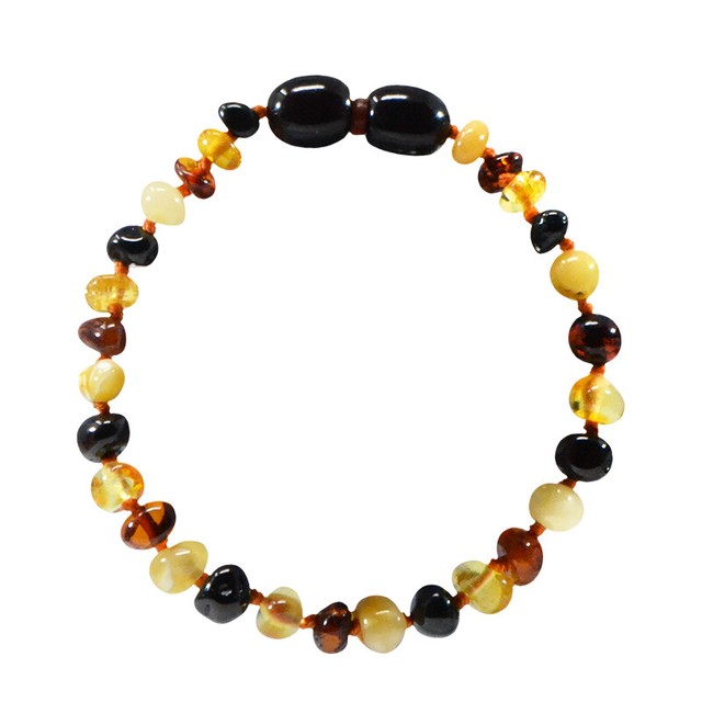 Multi - Bracelet d'ambre - Bébé/ Nourrisson - Pierres naturelles - Lithothérapie Multi - Bracelet d'ambre - Bébé/ Nourrisson - Pierres naturelles - Lithothérapie