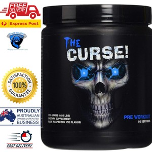 Cobra Labs The Curse Pre-Workout Blue Raspberry Ice 50 Serves FREE EXPRESS POST