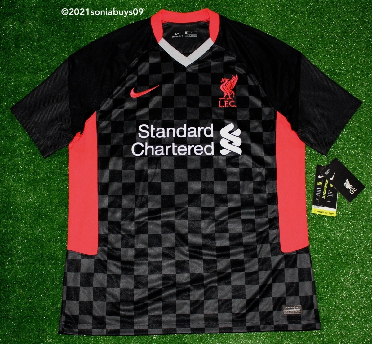 Maillot de football homme Nike VIRGIL Liverpool FC 3rd CZ3197 060 noir taille