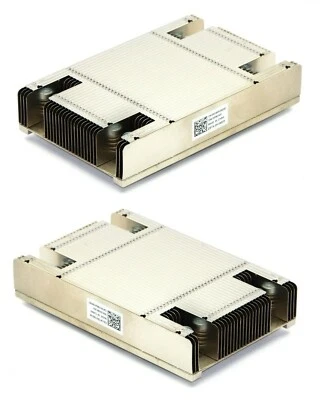 2 x Dell PowerEdge R630 Standard CPU Processor Cooling Heatsink Unit H1M29 - Image 1 of 4