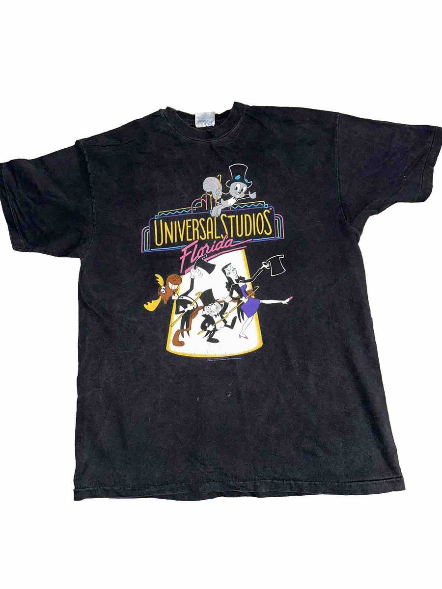 T-shirt Vintage Universal Studios Islands Of Adventure Stitch - Taille L Blanc Années 90
