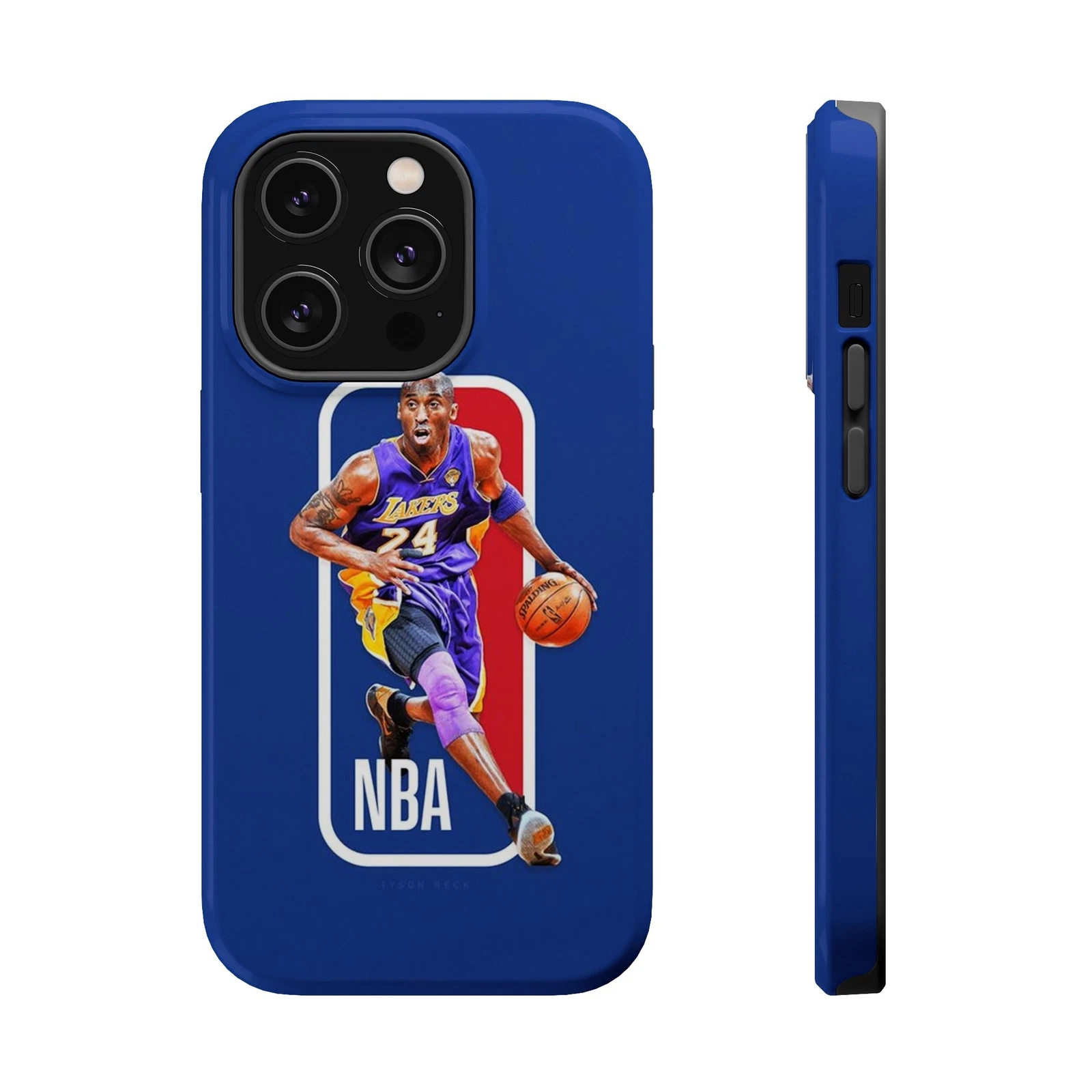 Kobe Bryant NBA Logo, Black Mamba Phone Case