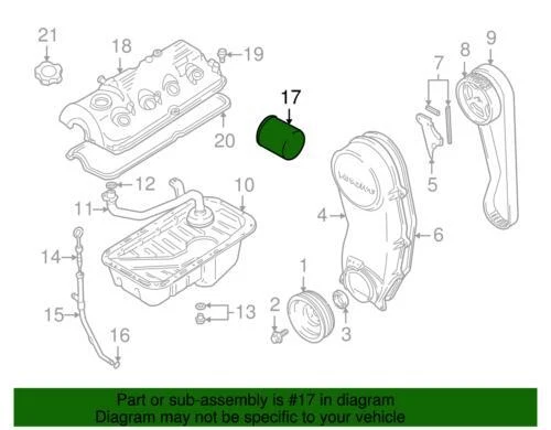 Filtro de aceite de motor genuino GM 1985-2002 Chevrolet Metro Tracker Sprint 25011520 Foto 4 de 4