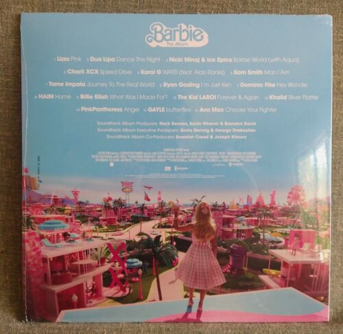 BARBIE ALBUM Vinyl LP Clear Pink Splatter Exclusive Soundtrack NEW! Sealed MINT! - Picture 2 of 2