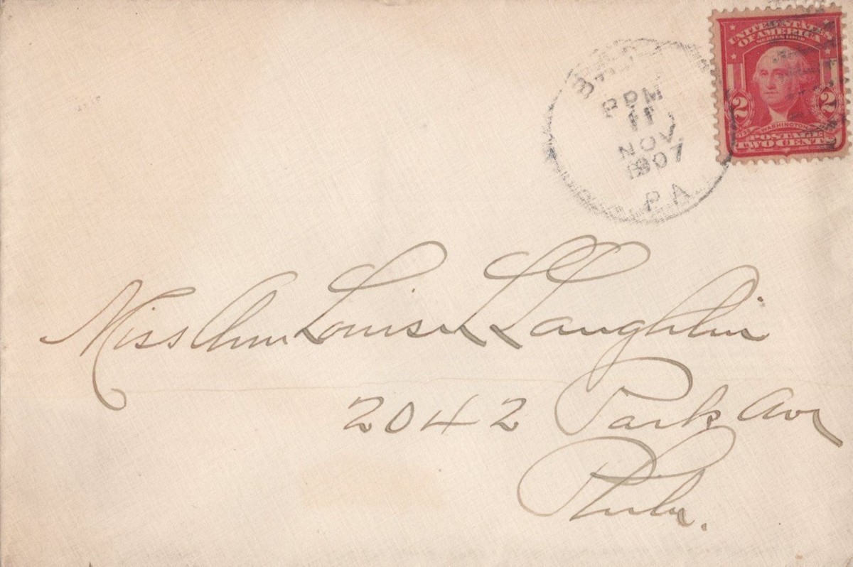 ZAYIX US Cover Washington Type I Issue of 1902, PA Handstamp