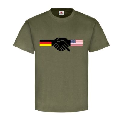Friendship Germany USA America Funshirt Donald Trump Was Muss Das Muss #20988