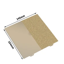 Powdered Steel Plate 3D Printer Hot Bed Accessories 254*245mm with Magnet Kit