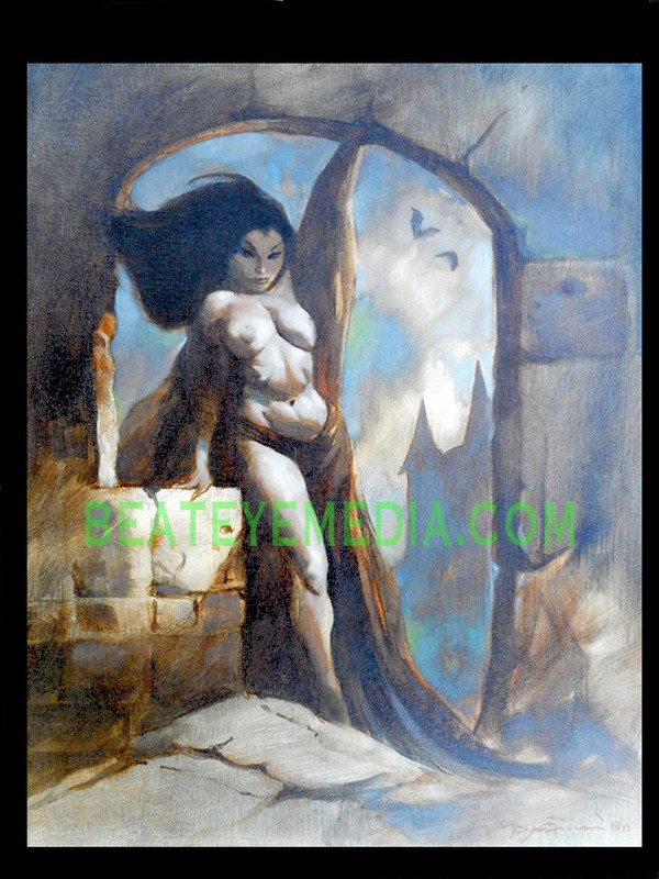 MIKE HOFFMAN-Original Art-Comic Art-Frankenstein,Monster,Animation,VAMPIRE,pinup