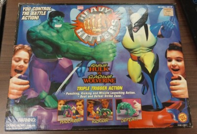VINTAGE MARVEL HEAVY HITTERS RAGING HULK VS SLASHING