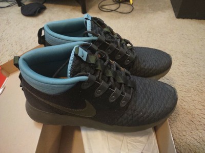 RARE - Nike Roshe Run Sneakerboots Nike Roshe Run SneakerBoot Black/Black-Silver | Hypebeast main image 3
