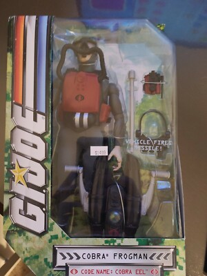 GI Joe Cobra Frogman Eel 12 Action Figure NEW MISB 2008 Scuba Diver Saboteur