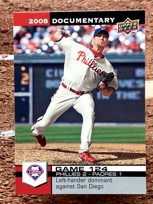 2008 Upper Deck Documentary Brad Lidge #3693