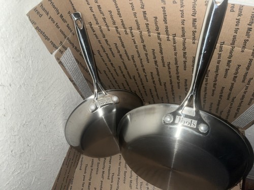 Tools Professional 8”/10” Stainless Steel Frying Pan Set - Picture 6 of 9