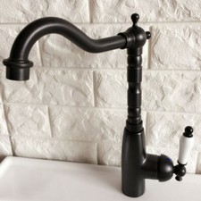 Oil Rubbed Brass Ceramic Handle Kitchen Faucet Bathroom Sink Mixer Tap 2nf370