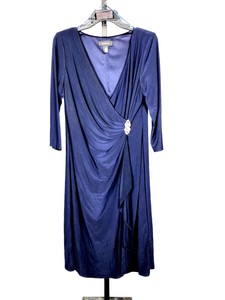 r & m richards navy blue dress